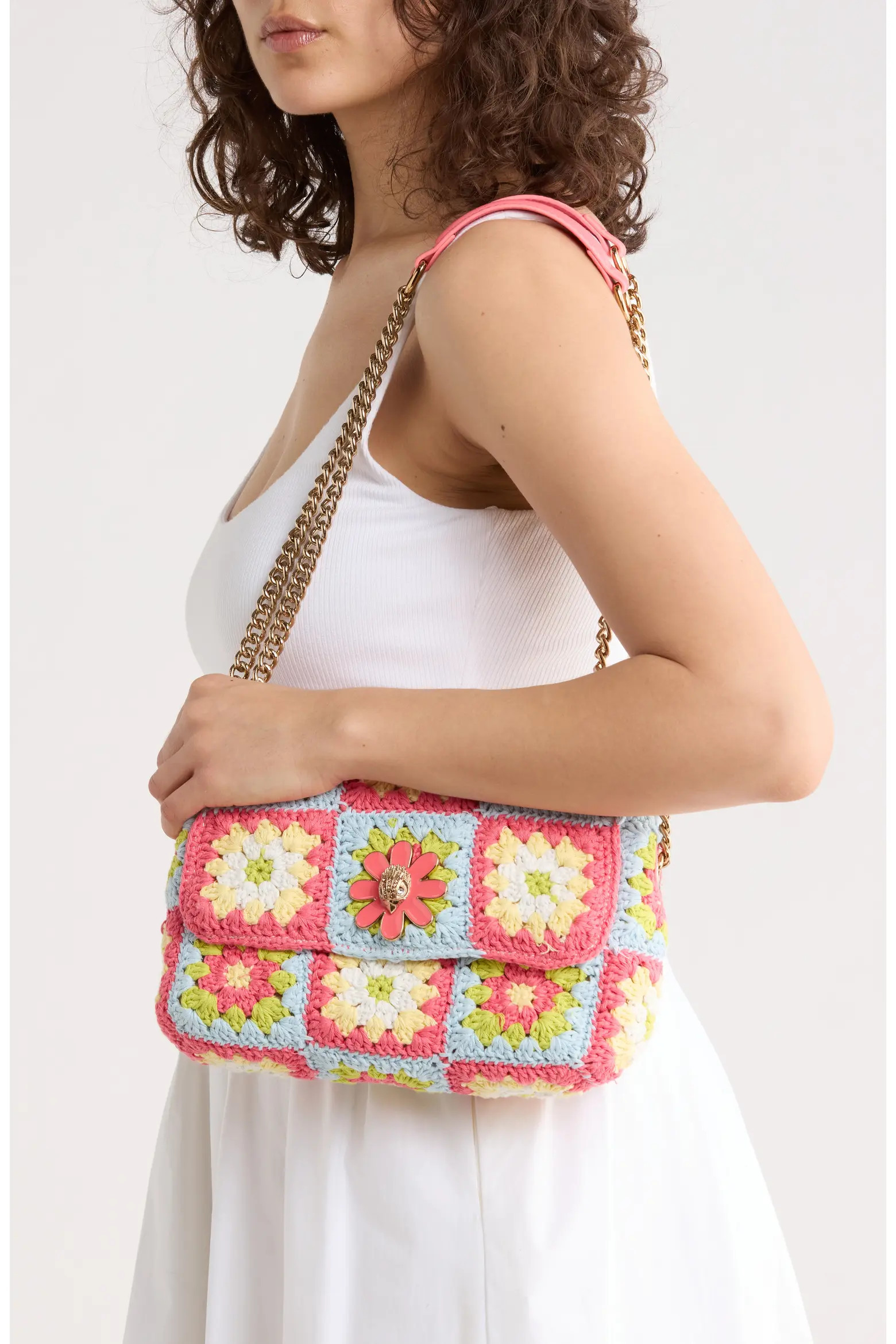 Kurt Geiger London Medium Kensington Crochet Shoulder Bag (Women) | Nordstromrack | Nordstrom Rack