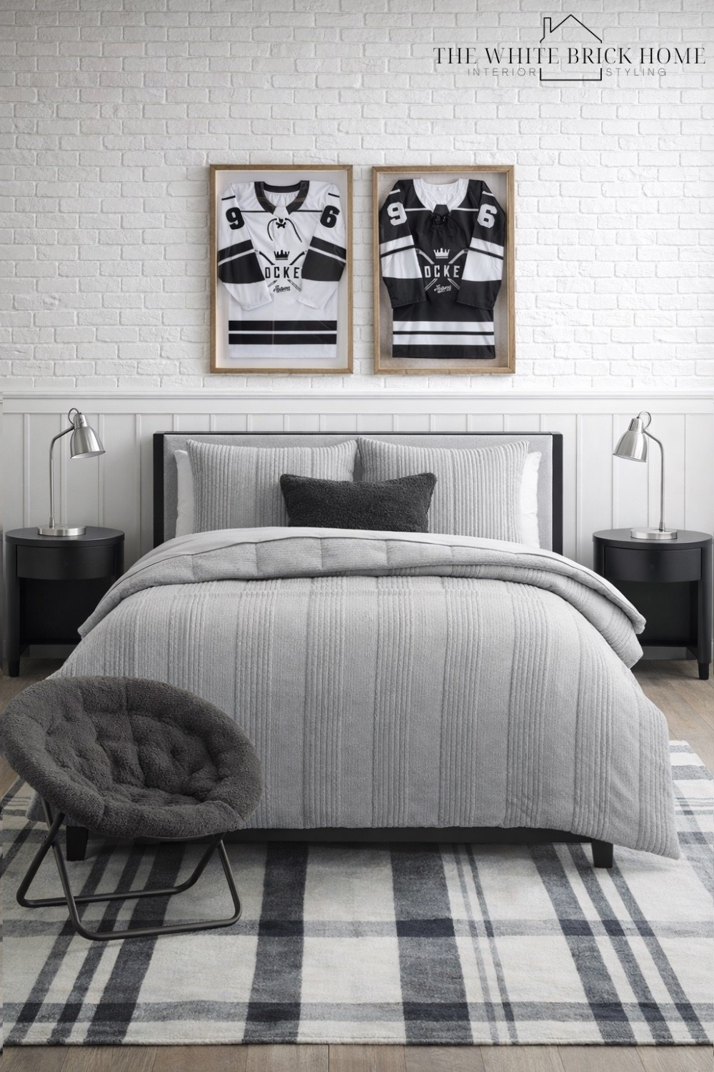 These shadow boxes are a fun way to display team spirit - whether they are old jerseys from your kiddo, or their favorite players - above a bed or dresser! 


Bed, bedroom, kids room, kids bedroom, boys room, boys bedroom, teen bedroom, teen room, teen bedroom, boys room bed, boys room bedding, boys room decor, boys room finds, home decor, boys room bed, boys room lighting, boys room area rug, boys room chair, boys room design, home decor, hockey, hockey bedroom, hockey room teen boy, pottery barn teen, all modern, wayfair 


#LTKSaleAlert #LTKKids #LTKHome