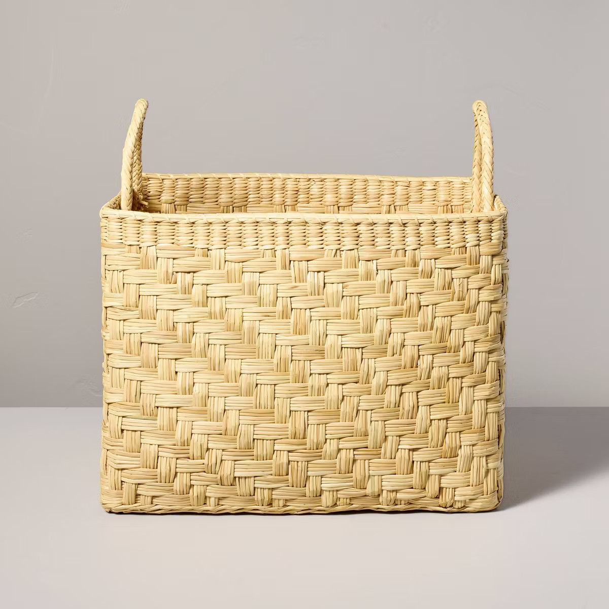 Large Rectangular Woven Storage Basket - Hearth & Hand™ with Magnolia | Target