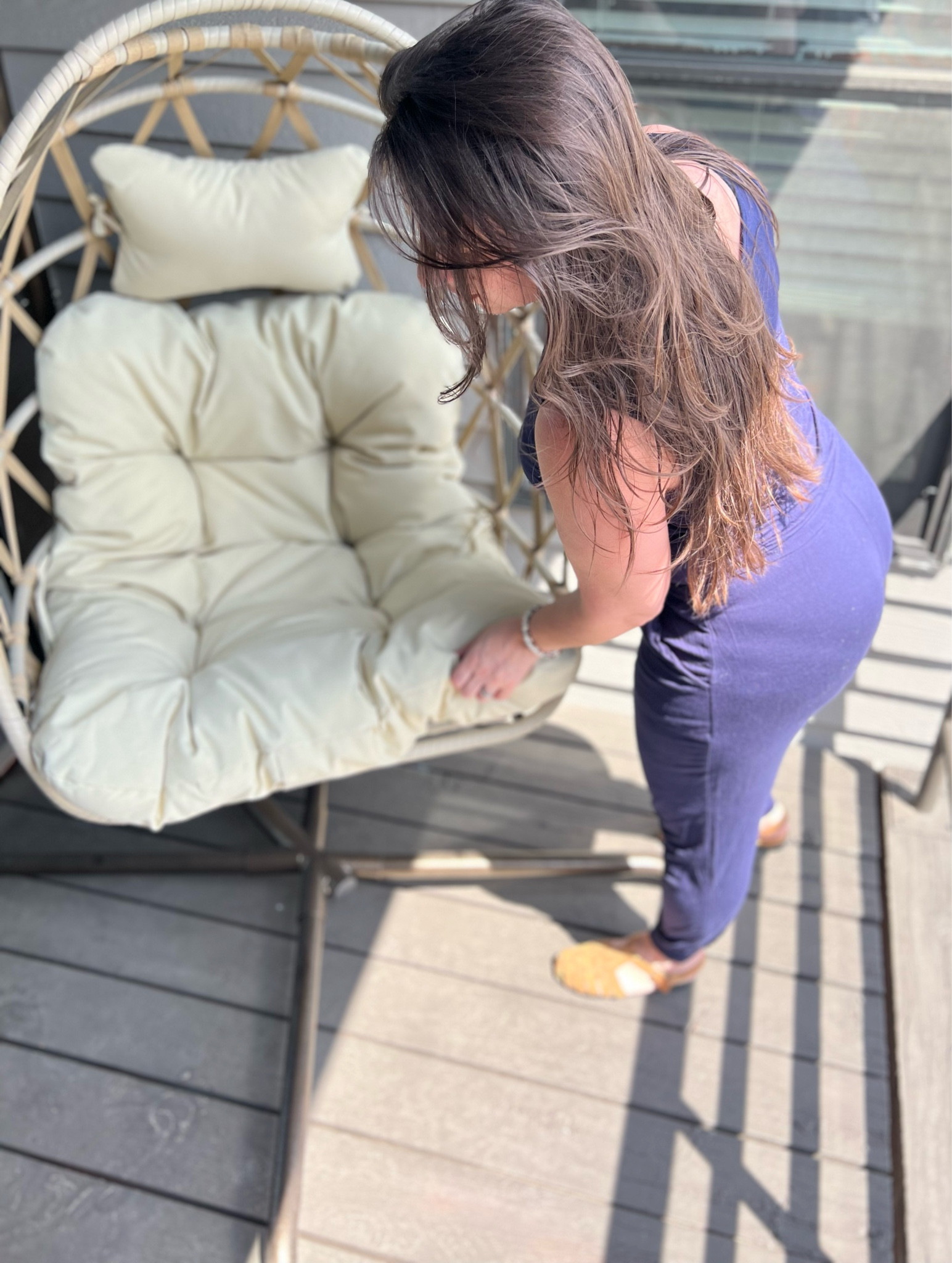 The best summer chair for reading and relaxing! Found on Wayfair with a removable cushion

This jumpsuit is perfect for curling up and enjoying the sun 😊 found on Amazon and paired with huarache sandals  

#LTKcurves #LTKworkwear #LTKhome