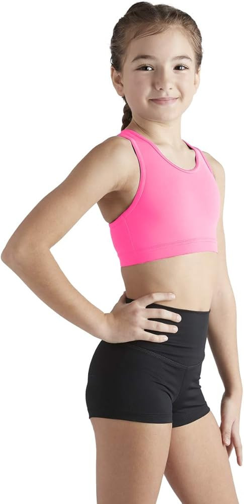 Liakada Girls Stylish & Supportive Basic Sports Bra with Integrated Bra Shelf Liner Dance, Gym, Y... | Amazon (US)