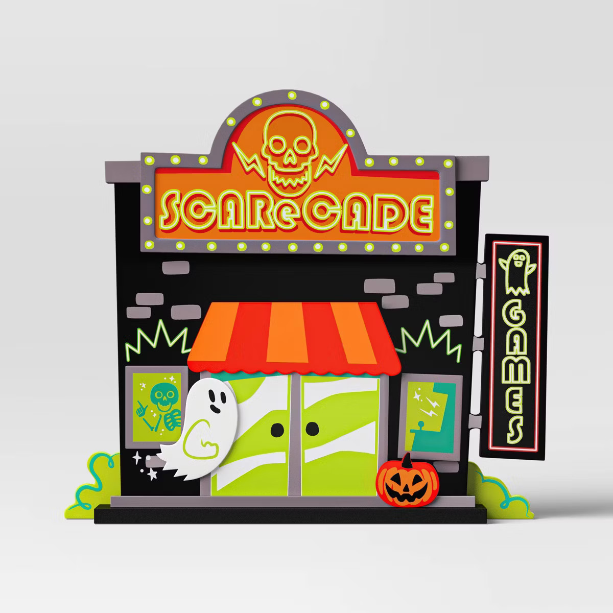 10" Wood Arcade Mini Mantle Halloween Decorative Set - Hyde & EEK! Boutique™ | Target