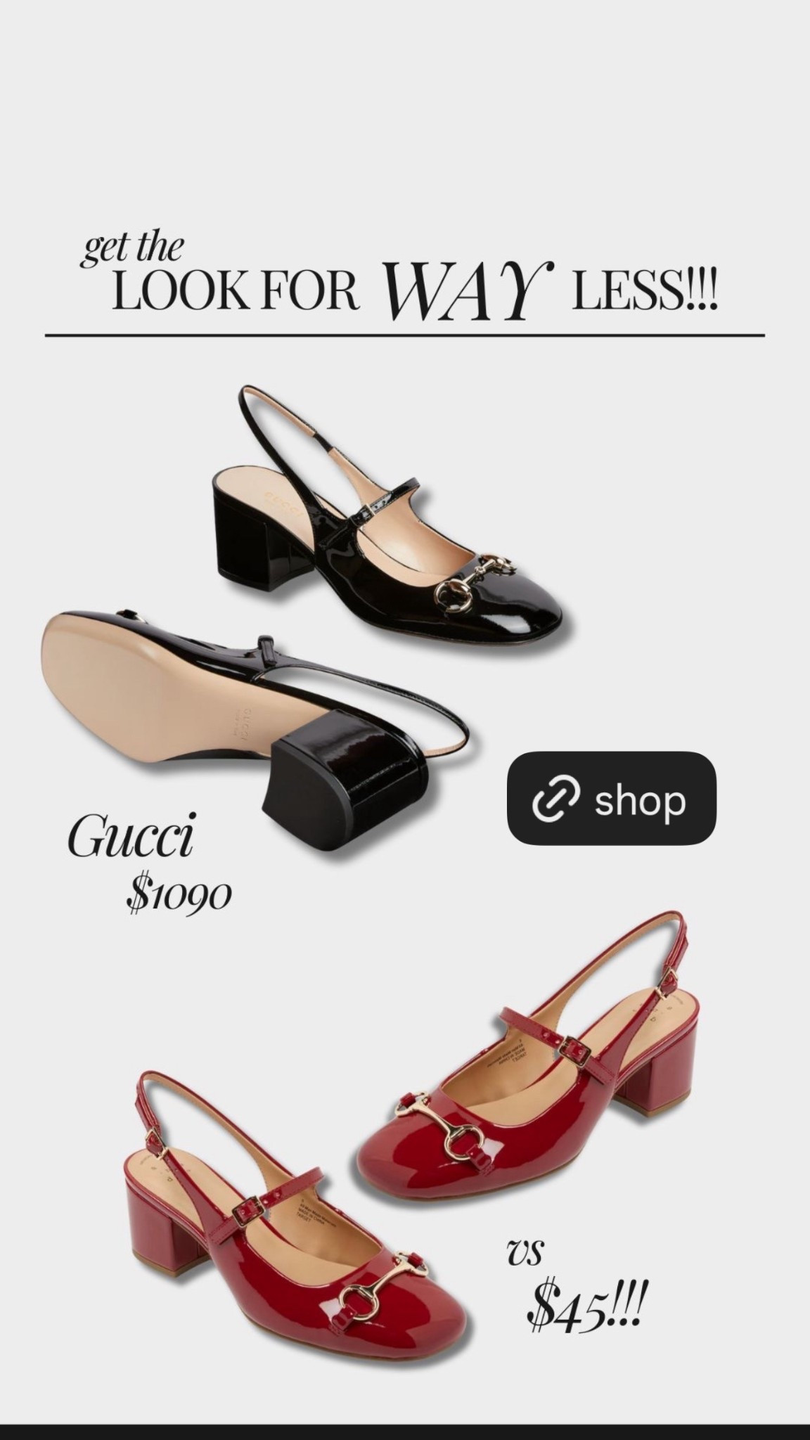 Gucci inspired shoes for $45 vs $1090!!! So cute and chic. Gucci inspired heels // buckle heels // winter shoes // cute shoes // party shoes 

#LTKSeasonal #LTKFindsUnder50 #LTKWorkwear