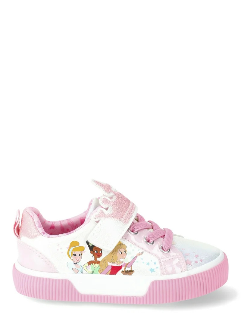 Disney Princess Toddler Girls Court Sneakers - Walmart.com | Walmart (US)