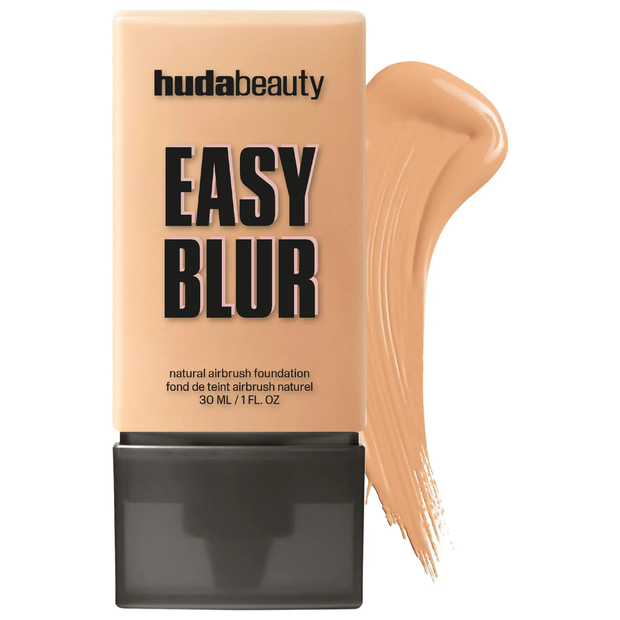 HUDA BEAUTY Easy Blur Natural Airbrush Foundation with Niacinamide Latte 300N 1 oz / 30 mL | Sephora (US)