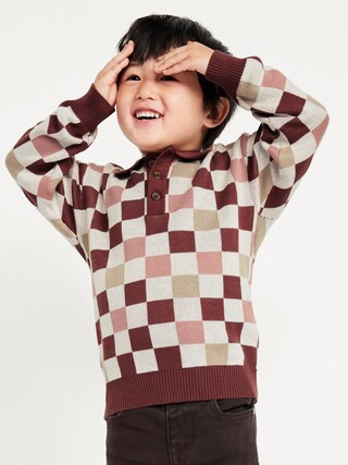 HOLD: Long-Sleeve Collared Sweater for Toddler Boys | Old Navy (CA)