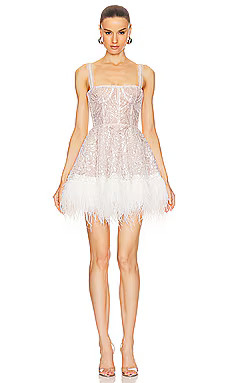 Bronx and Banco Mademoiselle Beaded Mini Dress in White from Revolve.com | Revolve Clothing (Global)