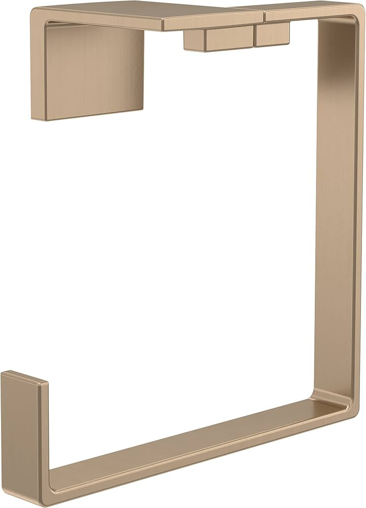 DELTA Vero Towel Ring, Champagne Bronze, Bathroom Accessories, 77746-CZ 2.92 x 6.5 x 6.5 Inches | Amazon (US)