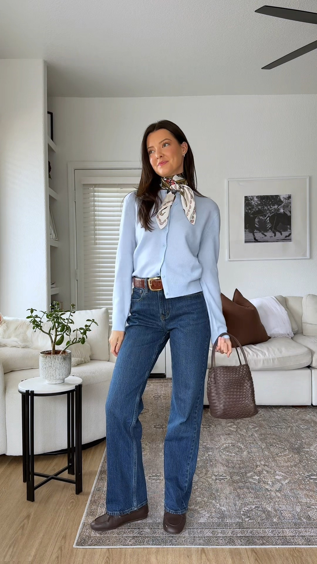 Outfit of the day! I’m 5’7” wearing size 25 reg in the jeans and small in the cardigan  

#LTKSeasonal #LTKootd