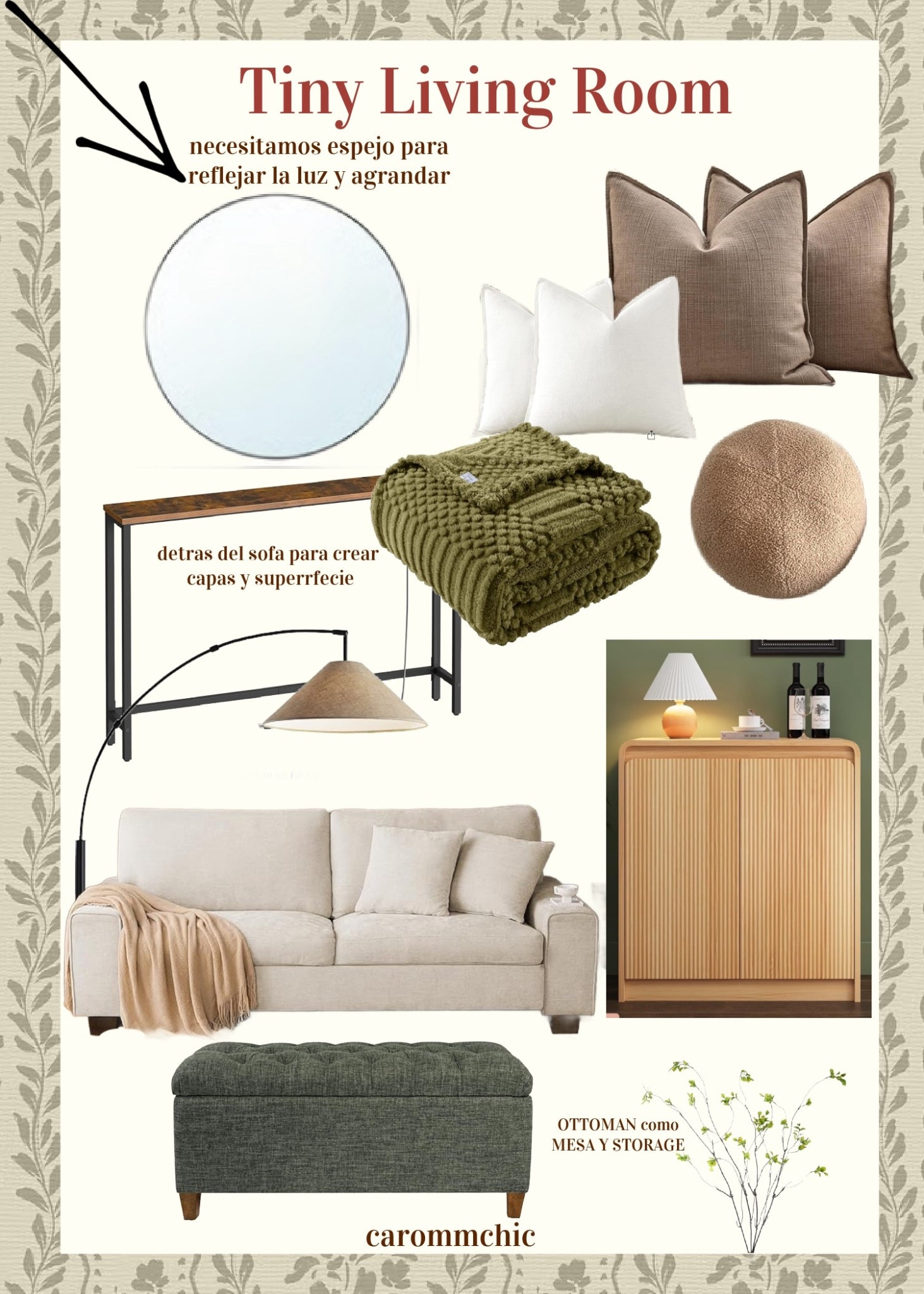 From the mood board to the reality show everyone can enjoy a tiny space.  Can’t still believe it was just an empty corner and now is just the perfect small and chic living room.  Love the textures, colors and warmth feeling here. ✨
.
.


#LTKSeasonal #LTKHome