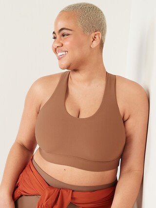 Medium Support PowerSoft Strappy Cross-Back Sports Bra for Women XS-XXL | Old Navy (CA)
