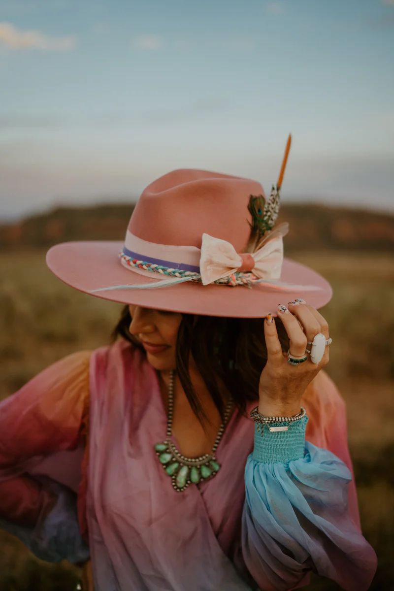 Patsy Hat | Pink | Goldie Lew Jewelry