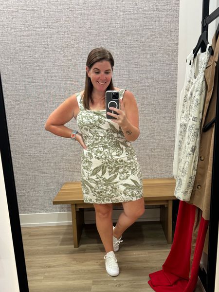 Another Abercrombie linen dress, are you shocked?! The dress runs TTS, comes in several color options, it is on clearance, but the additional 15% off will apply when you use the code in the LTK app! 

#LTKSaleAlert #LTKStyleTip #LTKMidsize
