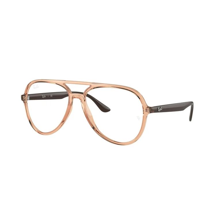 Eyeglasses Ray-Ban Optical RX 4376 V 8172 Transparent Brown | Walmart (US)