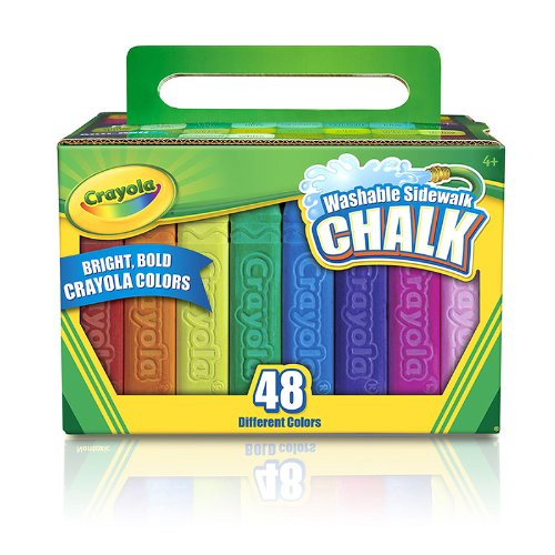 Crayola Washable Sidewalk Chalk 48 Ct By Crayola Llc | Amazon (US)