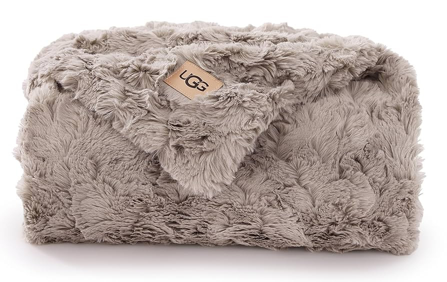 UGG Adalee Faux Fur Throw Blanket Luxury Lightweight Cozy Soft Throw for Couch Bed or Chair Hypoa... | Amazon (US)