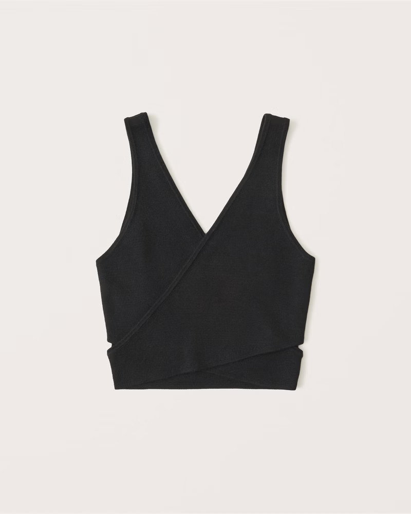 Crossover Wrap Top | Abercrombie & Fitch (US)