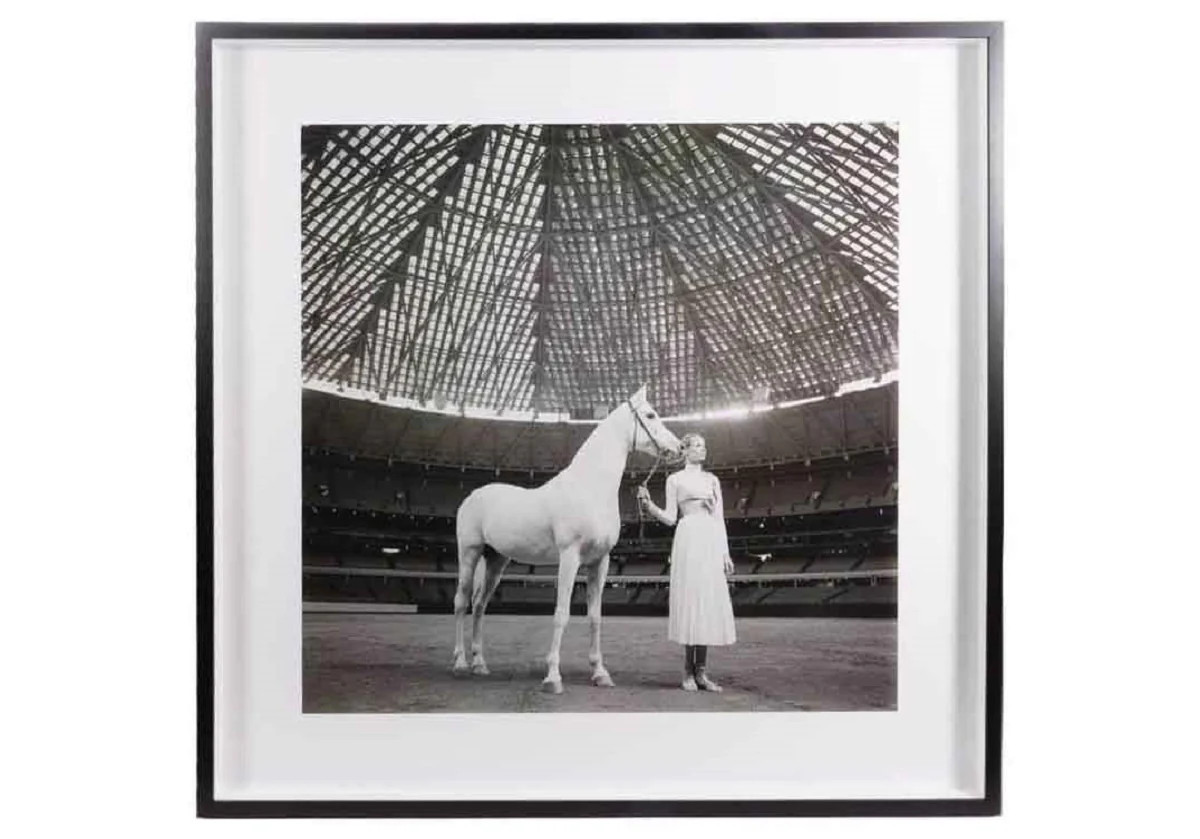 MODEL WITH HORSE | Alice Lane Home Collection