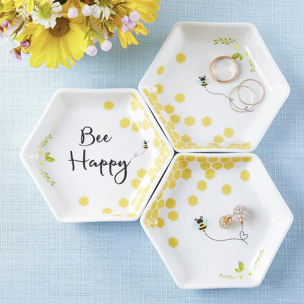 Kate Aspen Trinket Dish, One Size, Yellow | Amazon (US)