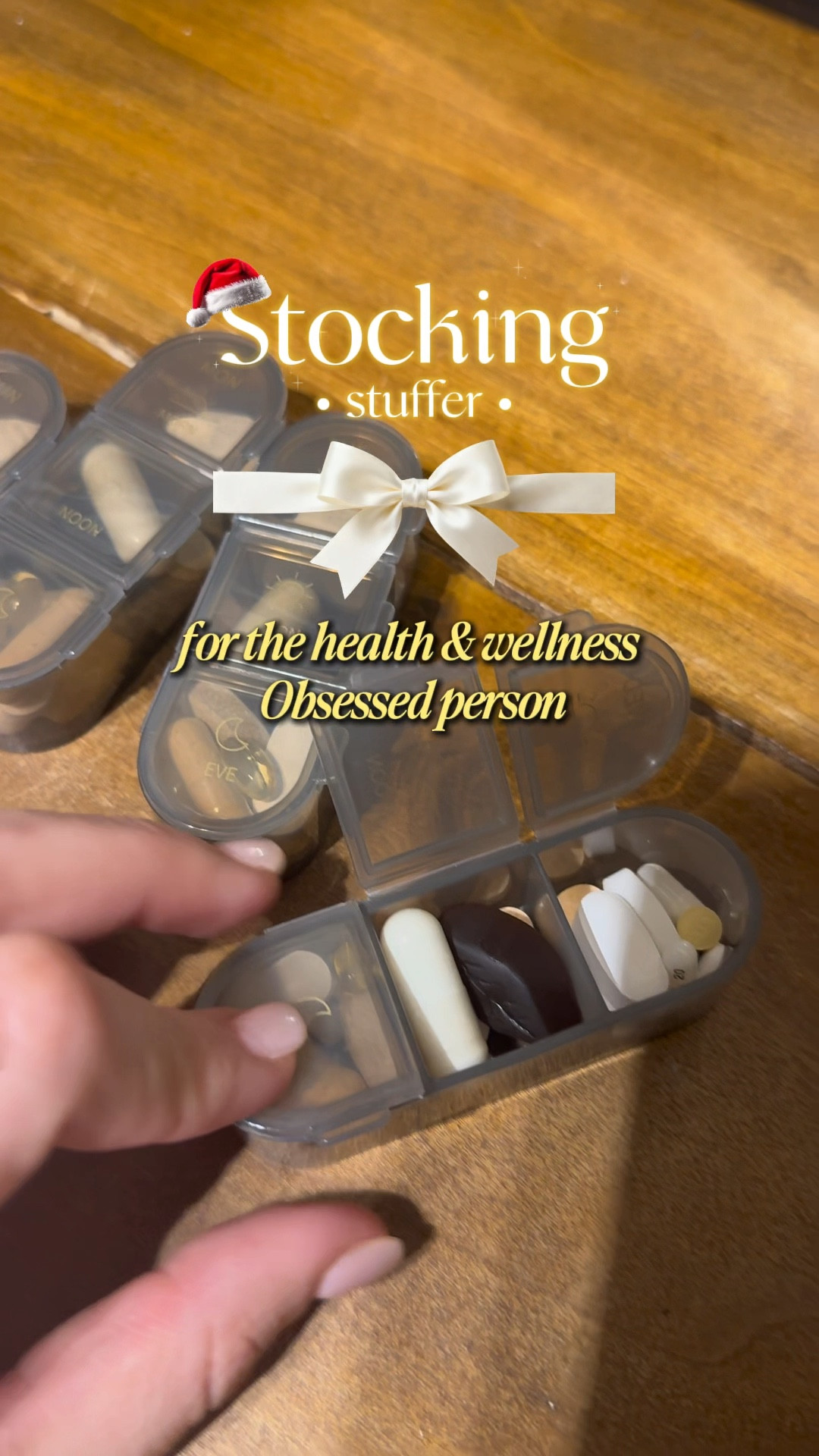 Pill organizer as a stocking stuffer #stockingstuffer

#LTKGiftGuide #LTKHoliday #LTKselfcare
