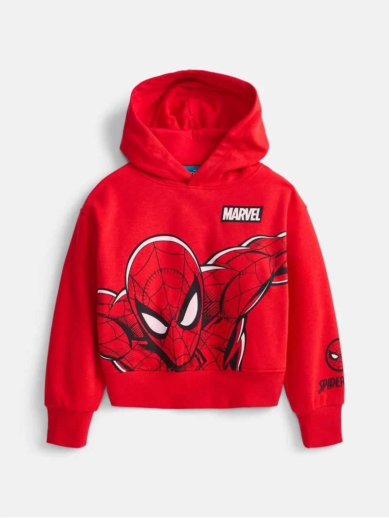 Wonder Nation Boys's Spider-Man Graphic Hoodie with Long Sleeves, Sizes 4-18 | Walmart (US)