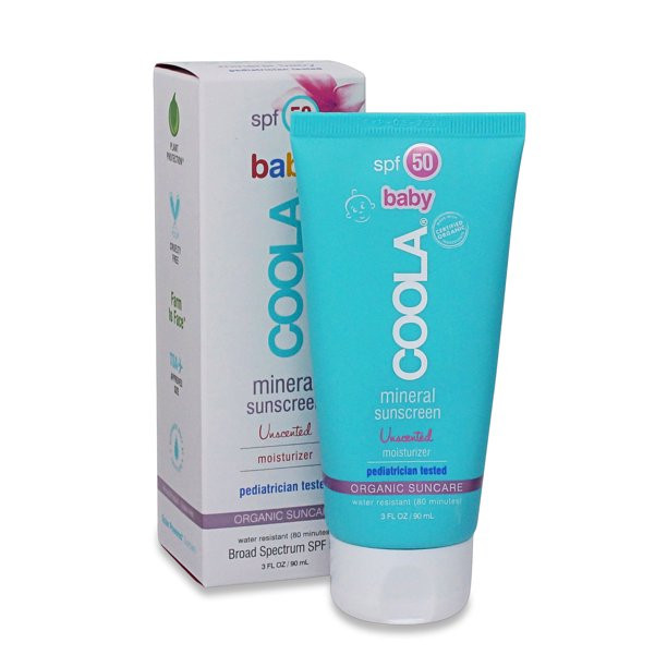 COOLA Mineral Baby Organic SPF 50 Moisturizer Unscented, 3 Oz - Walmart.com | Walmart (US)