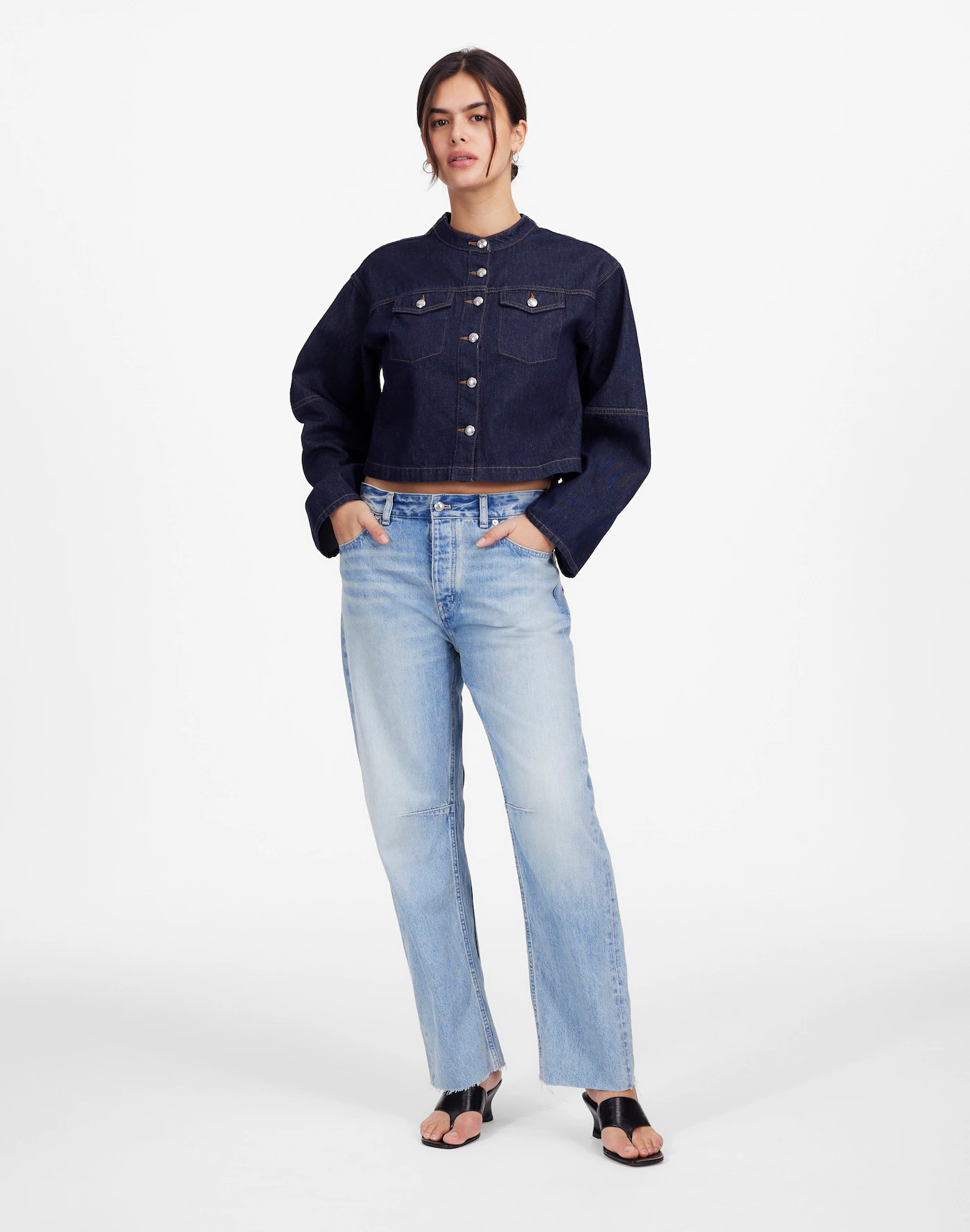 The Darted Barrel-Leg Jean | Madewell | Madewell