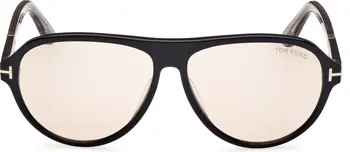 TOM FORD Quincy 59mm Pilot Sunglasses | Nordstrom | Nordstrom