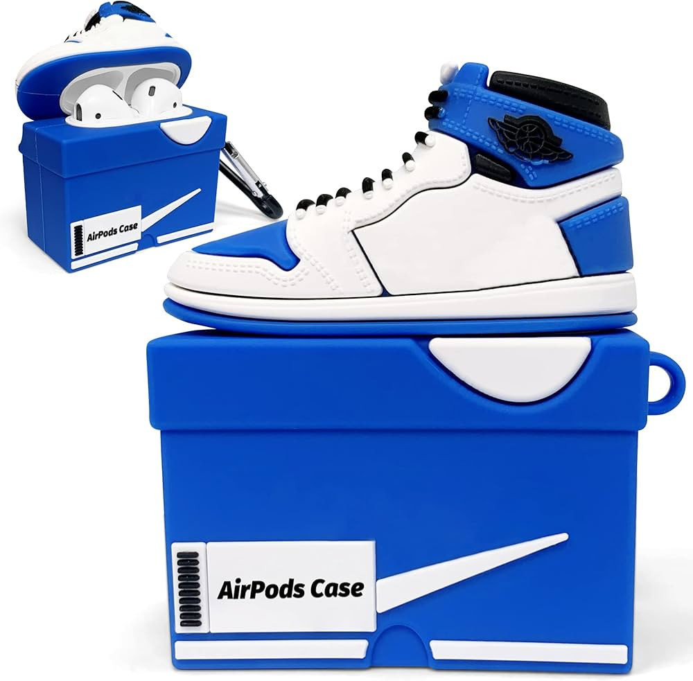 3D Baskerball Shoes Box Airpod Case 2nd Generation, Cute Airpods 2nd/1st Generation Case Cover, Cool | Amazon (US)