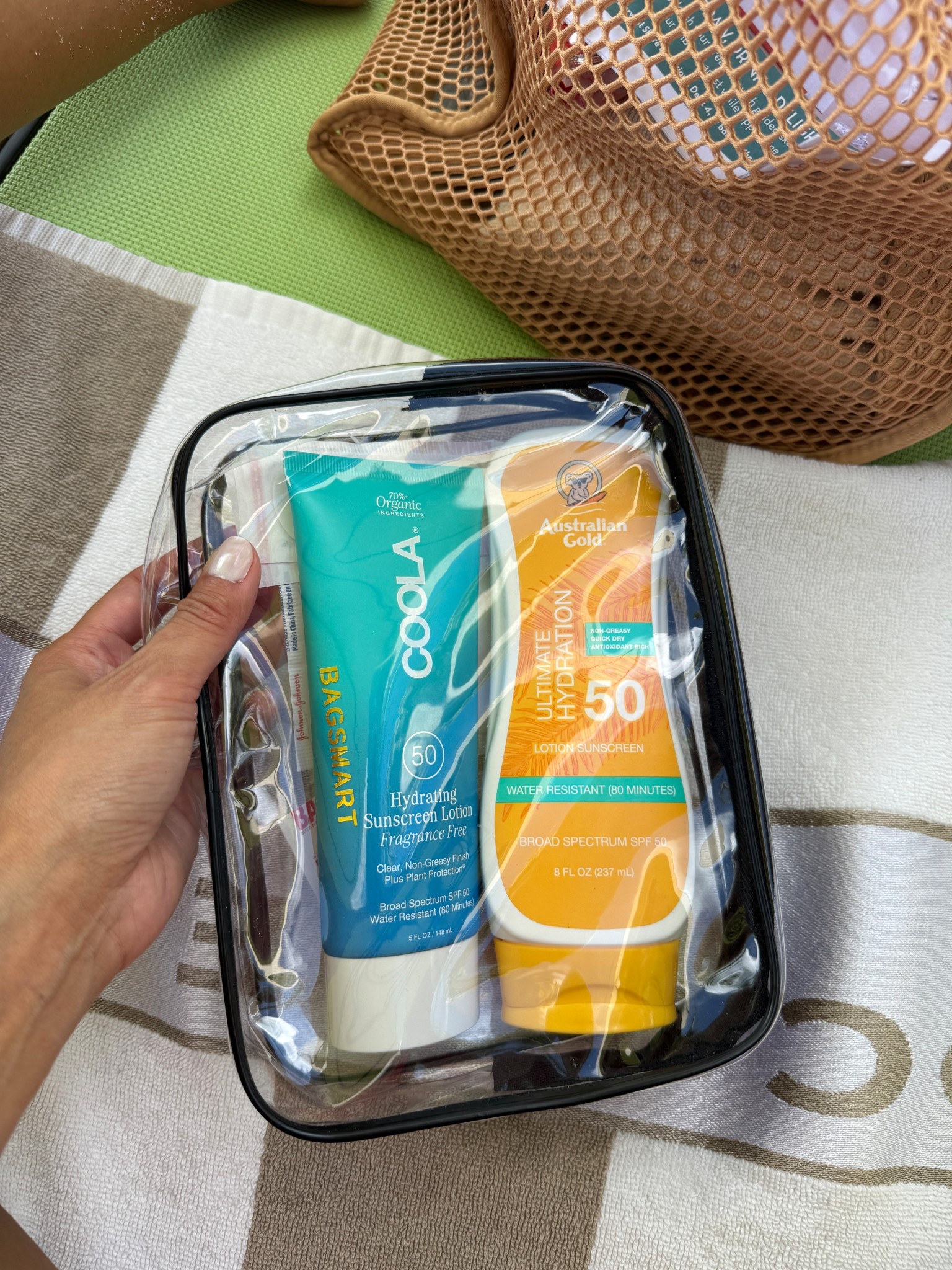 Vacation essentials. Cruise vacation. Beach vacation. 
I forgot to pack our staple bag of sunscreen. So I picked up what was available in the cruise ship shop. I actually like both sunscreens. We use the coola for face and the Australian gold for body. No white cast. Soaks right in. Lasts well in water too  I would repurchase. 

#LTKTravel #LTKFindsUnder50 #LTKBeauty