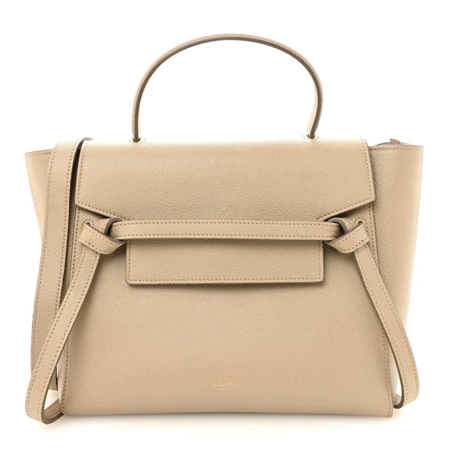 Celine Grained Calfskin Micro Belt Bag Light Taupe 1876398 | FASHIONPHILE (US)
