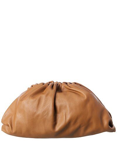 Bottega Veneta The Pouch Leather Clutch | Gilt