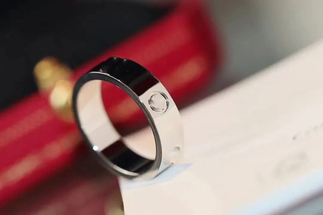 Designer thin love ring for women mens top v-gold Love Screw Ring Classic Premium Rose Gold Elect... | DHGate