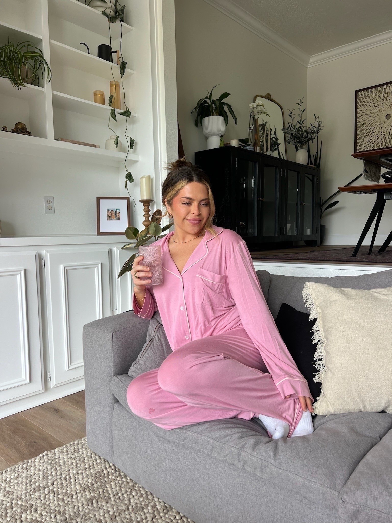 My Eberjey pink pajama set is on sale for 20% off at Revolve with code HAPPY20 💞 This is such a great deal!

#LTKSaleAlert #LTKSeasonal #LTKootd