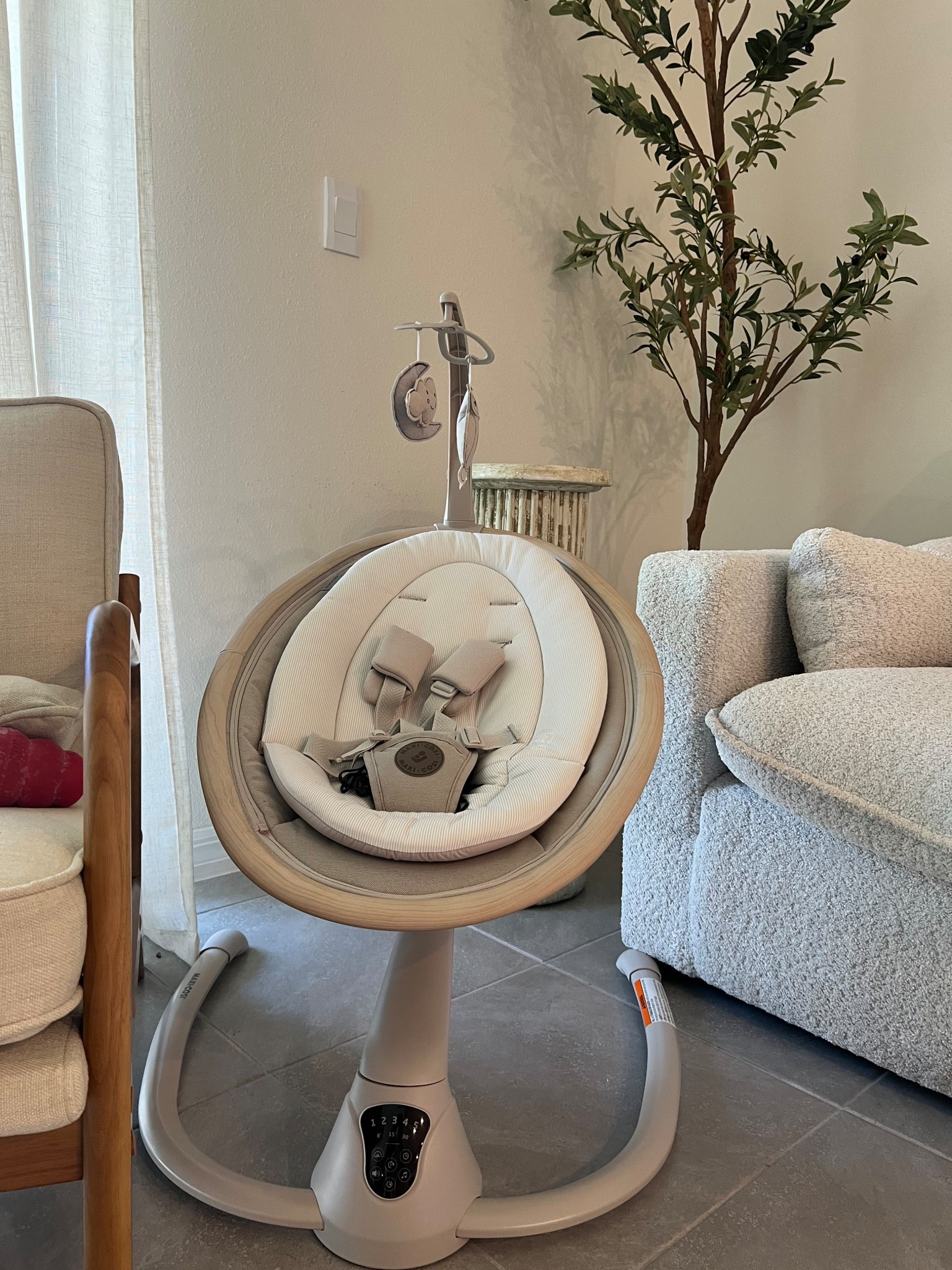 the most aesthetic baby swing 🫶🏽🫶🏽

#LTKFamily #LTKBaby #LTKBump