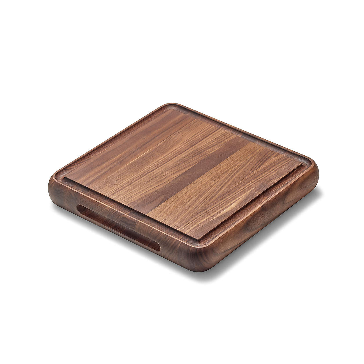 Caraway Walnut Prep & Serve Butcher Block, 12"x12" + Reviews | Crate & Barrel | Crate & Barrel
