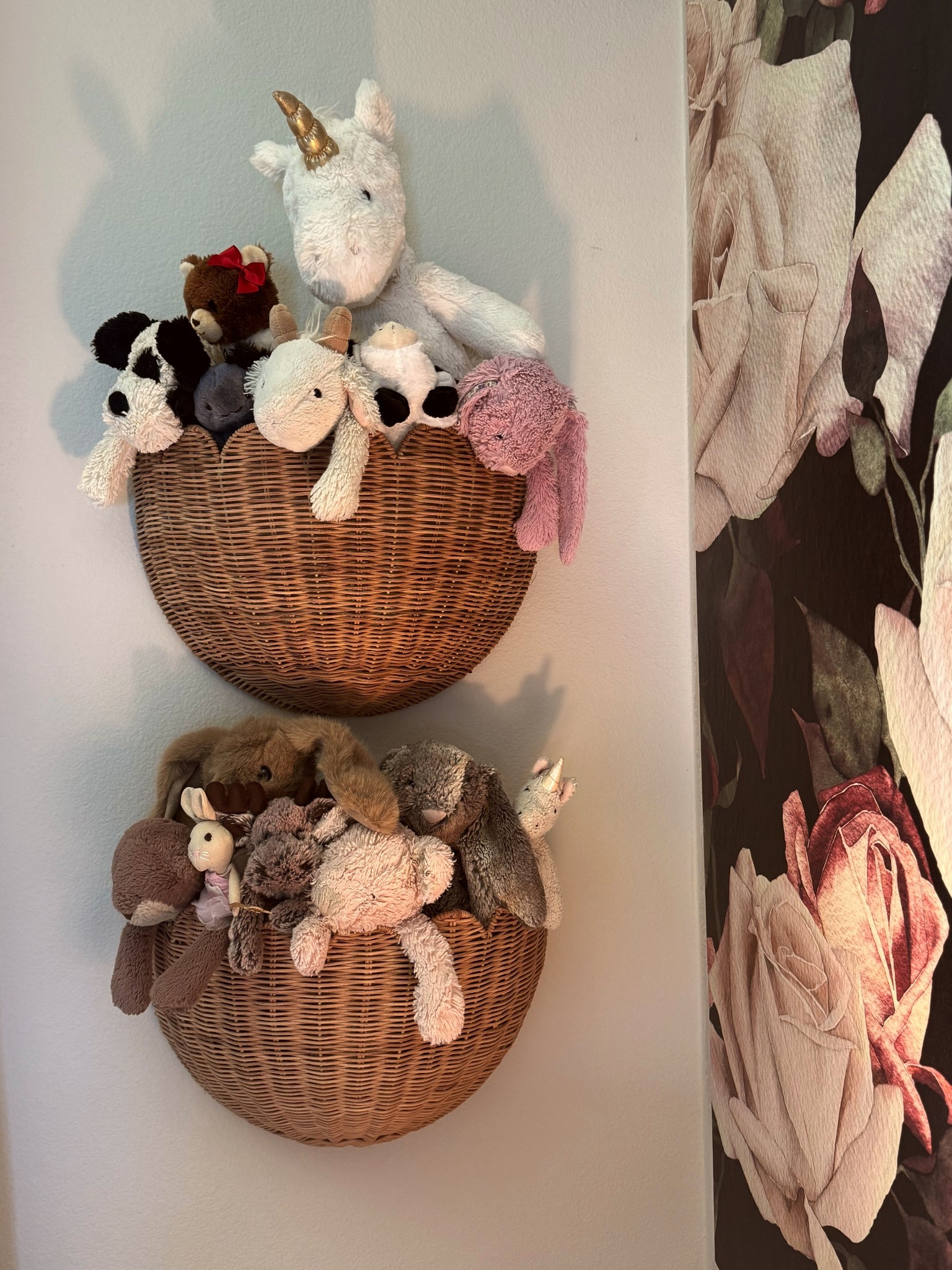 The cutest stuffed animal solution!!! I found these adorable scalloped wall baskets on Amazon! Cute & functional ❤️ #founditonamazon #amazon #homefinds 

#LTKU #LTKActive #LTKHome