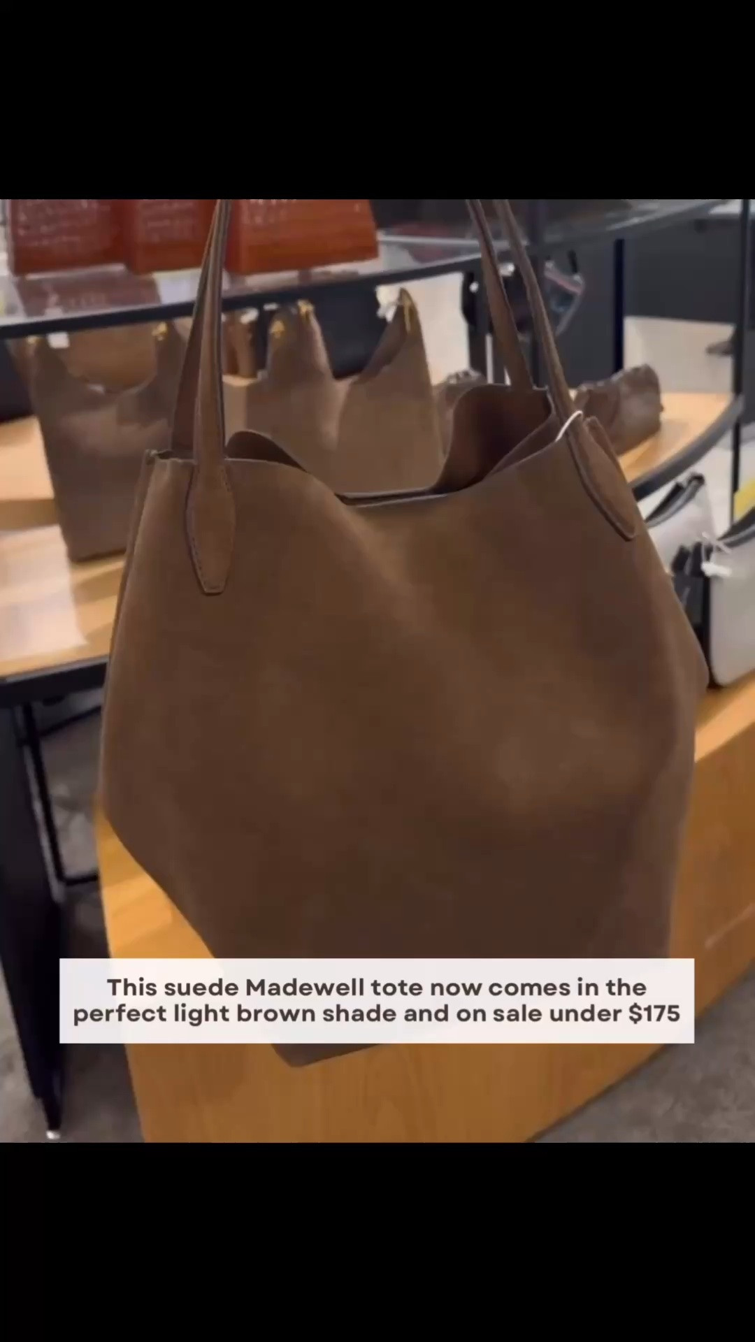 madewell suede tote was restocked for the nordstrom anniversary sale and it's now available in this beautiful light brown shade, a great minimal everyday tote 

under $175

nsale / madewell / tote bag / accessories  

 #LTKSaleAlert