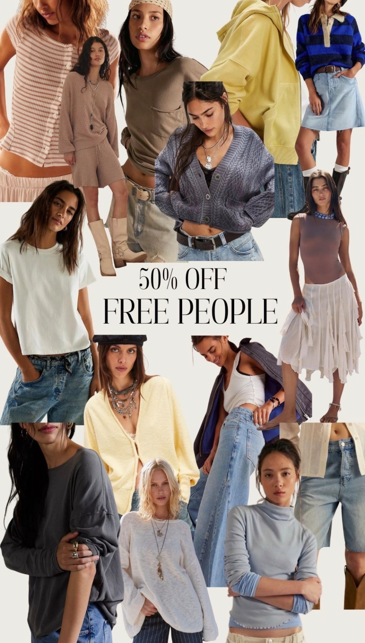 🤍 50% off Free People select items—  this is a very rare sale, so if anything calls your name, it’s soooo worth it! 
These are some pieces I bought! 👏🏼

#LTKHoliday #LTKCyberWeek #LTKGiftGuide