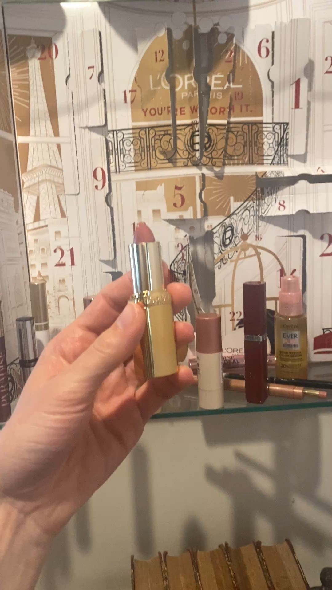 L’Oreal Paris Beauty Advent Calendar Day 15: Colour Riche Satin Lipstick, shade Worth It #AmazonBeauty

#LTKGiftGuide #LTKBeauty #LTKFindsUnder50