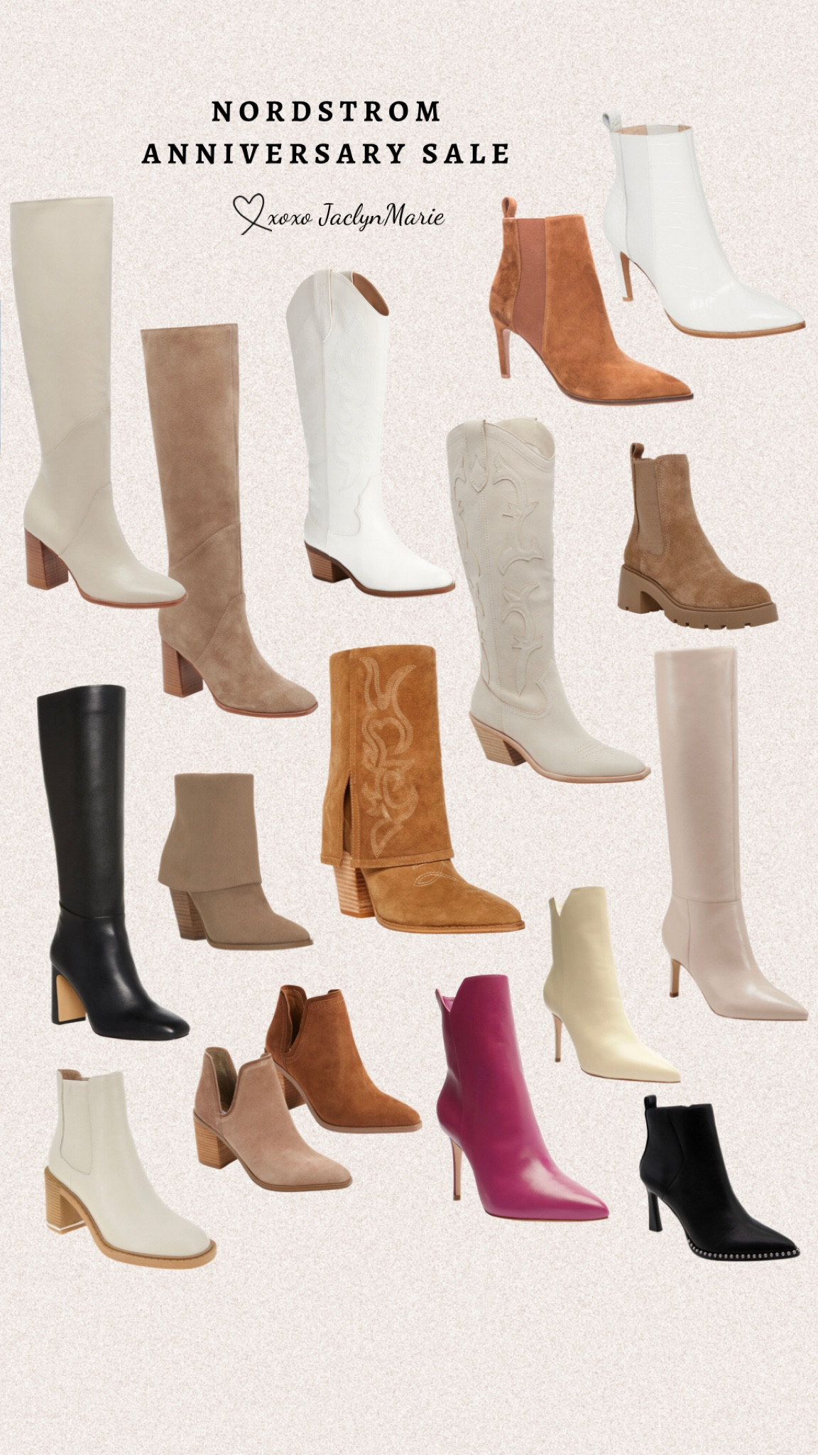 Nordstrom anniversary sale boots ; NSale show finds ; designer boots on sale ; western boots ; white boots ; pink boots - Barbie outfit ; cowgirl boots ; country concert 

#LTKxNSale #LTKshoecrush #LTKSeasonal