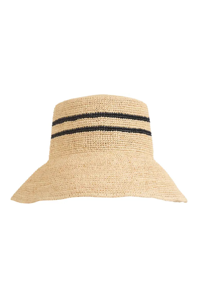 Stripe Straw Bucket Hat (Women) | Nordstromrack | Nordstrom Rack
