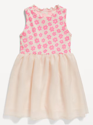 Sleeveless Fit and Flare Tutu Dress for Toddler Girls | Old Navy (US)