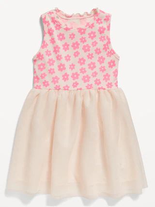 Sleeveless Fit and Flare Tutu Dress for Toddler Girls | Old Navy (US)