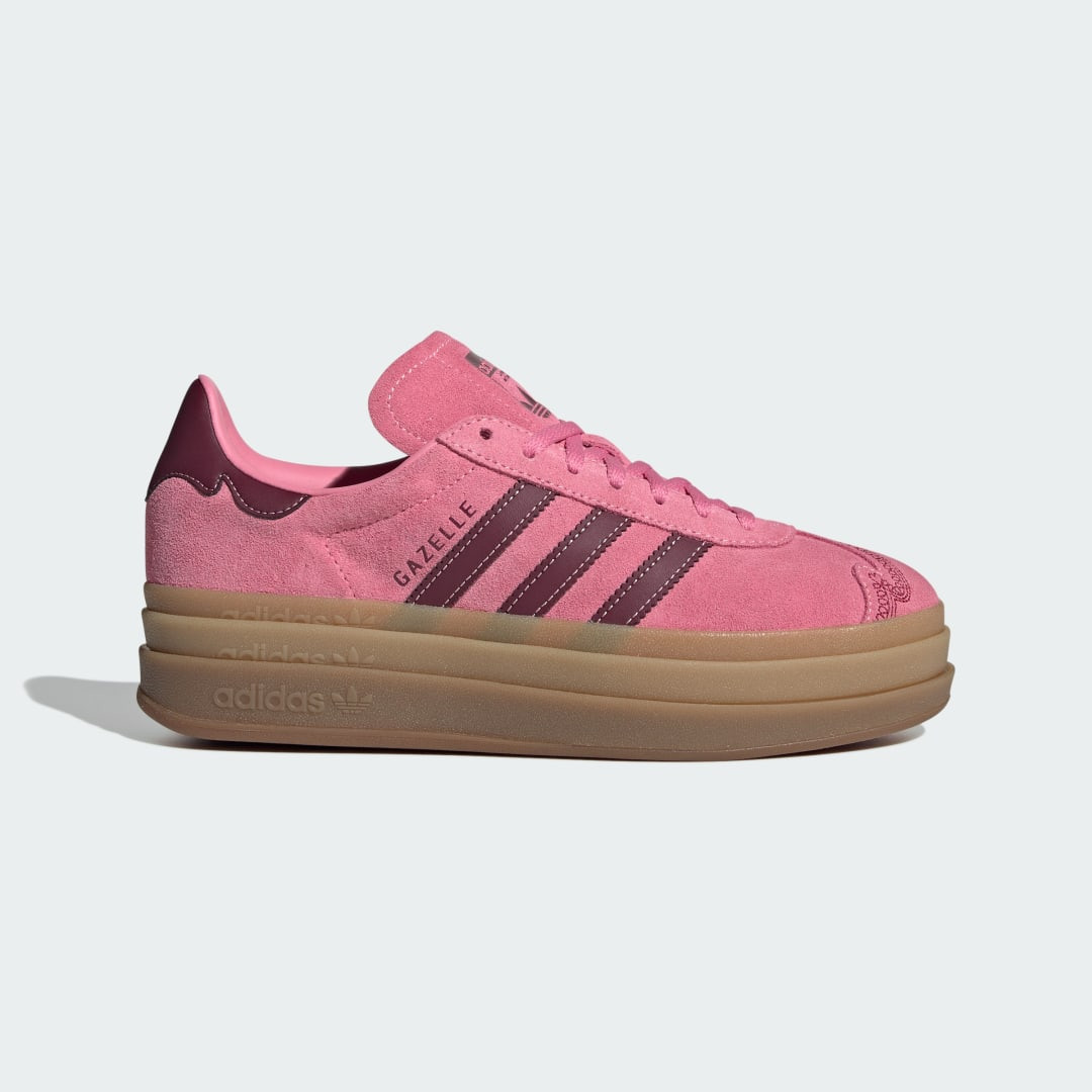 adidas GAZELLE BOLD SHOES Shadow Red 7.5 - Womens Originals Shoes | adidas (US)