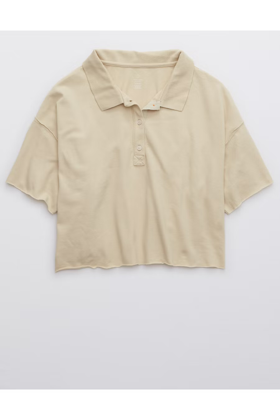 OFFLINE By Aerie Crop Star Polo T-Shirt | American Eagle Outfitters (US & CA)