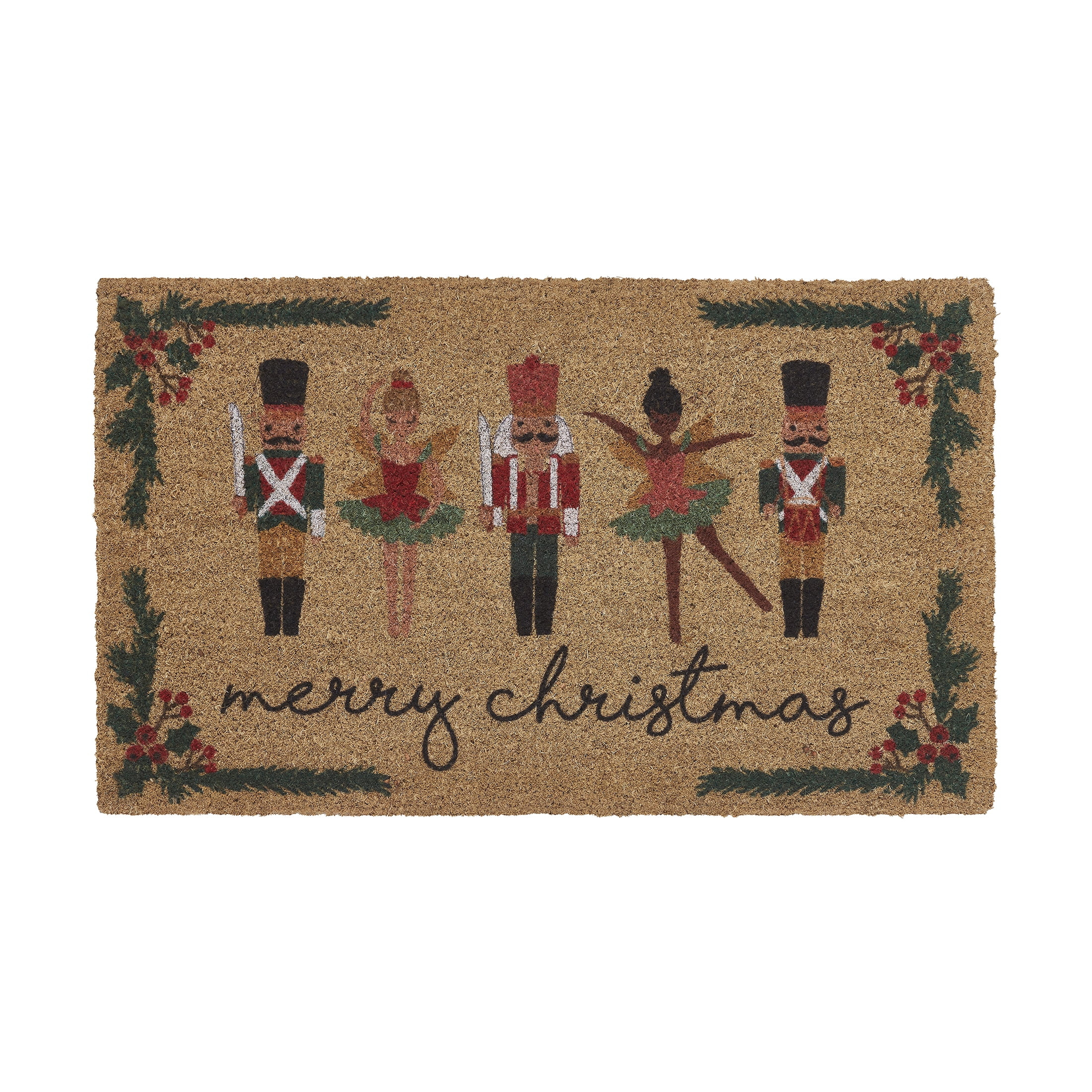 My Texas House Multicolor Nutcracker Ballet Outdoor Coir Doormat, 18" x 30" | Walmart (US)