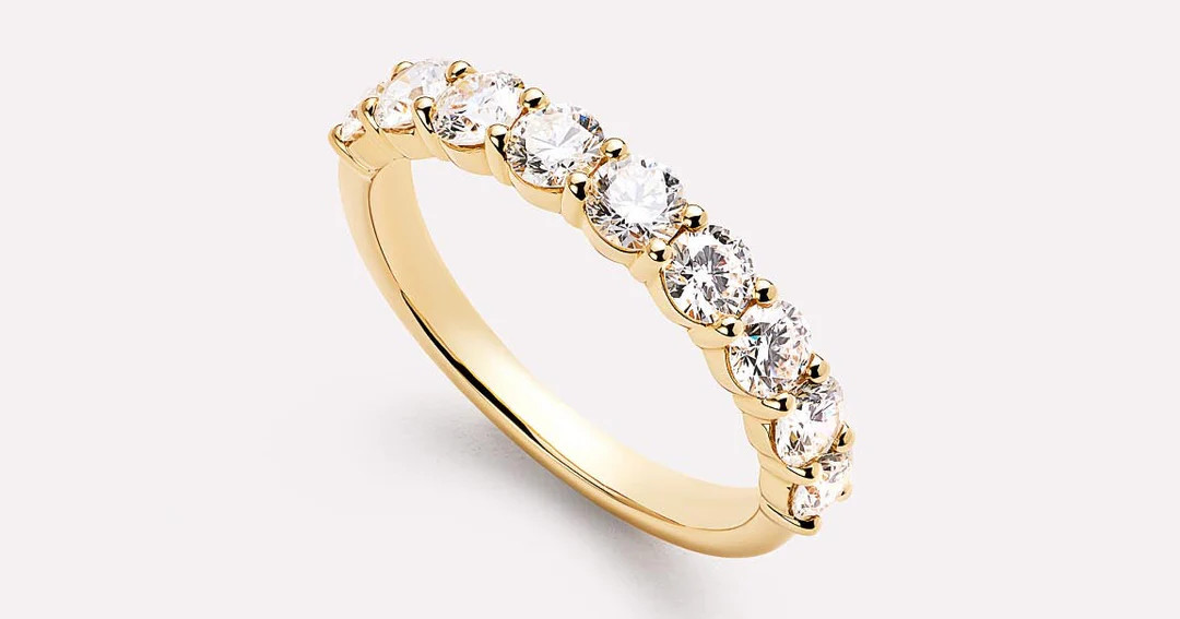 Half Eternity Diamond Ring (1.25 ctw) | Ana Luisa