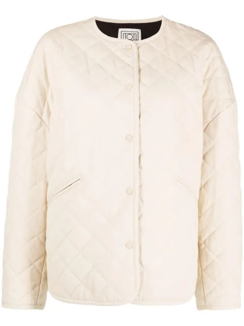 Totême Quilted Cotton Jacket - Farfetch | Farfetch Global
