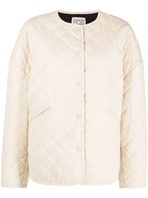 Totême Quilted Cotton Jacket - Farfetch | Farfetch Global